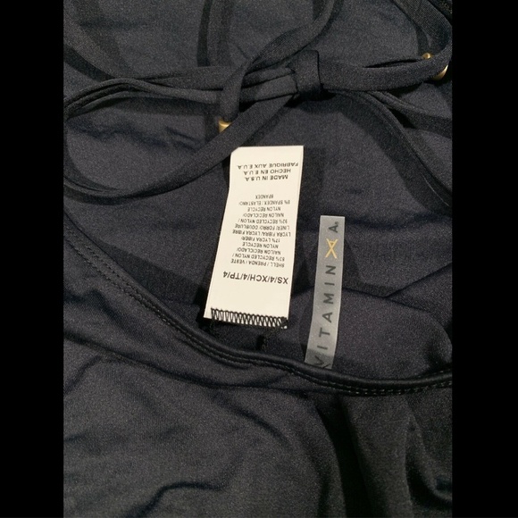 NEW $174 Vitamin‎ A Alexa High Neck Maillot One-Piece Swimsuit [SZ XS/4 ] #2133 - Picture 8 of 8